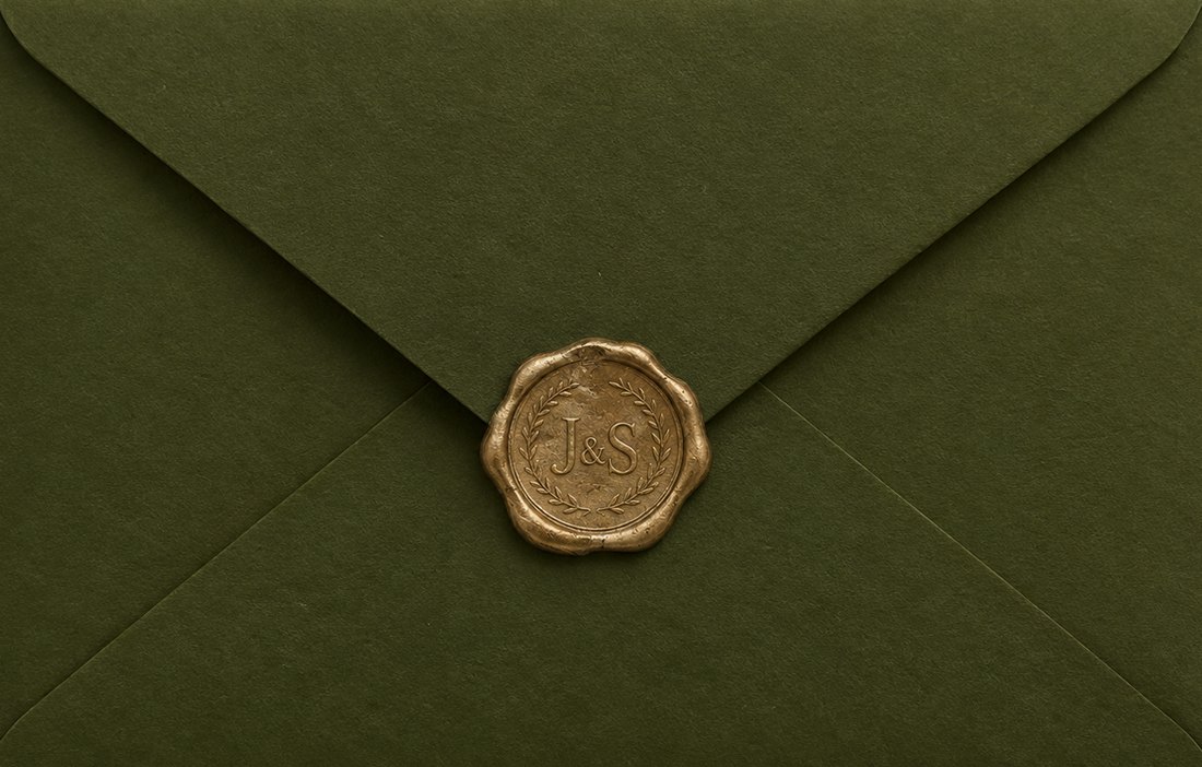 Briefumschlag mit Siegel